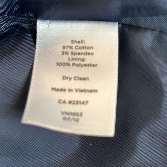 Talbots Green & Blue Striped Jacket Size 8 - Picture 10 of 13